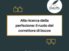 Alla ricerca della perfezione: il ruolo del correttore di bozze