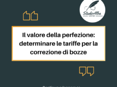 Il valore della perfezione: determinare le tariffe per la correzione di bozze