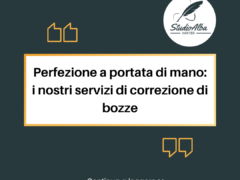 Perfezione a portata di mano: i nostri servizi di correzione di bozze