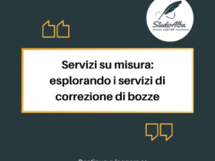 Servizi su misura: esplorando i servizi di correzione di bozze